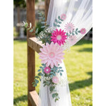 34 Pcs Neutral 3D Paper Flower Wall Decor Set for Nursery, Parties & Classrooms