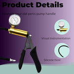 Manual Penis Pump with Gauge, Replacement Penis Pump Parts