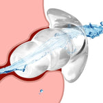 Huge Hollow Tunnel Butt Plug,5.5 Inch Crystal Large Anal Expander Beads Sex Toys For Women,Men,Advanced