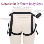 Strap On Dildo Harness For Women Pegging Dildo, Sex Toys Strap With Detachable 2 Size O-Rings Thigh Cuffs, Wearable Adjustable Bondage Gear For Couple Lesbian Gay Vaginal Anal Play