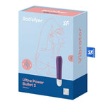 Ultra Power Bullet 2 Vibrator Sex Toy | Adult Toys For Women | Mini Clitoral Vibrator | Vibrating Sexual Pleasure Device | Stimulation Vibrators | Woman Sextoy (Violet)