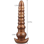 Anal Beads Butt Plugs Beginners Anal Plug Trainer Kit With Narrow Flared Base For Comfortable Long-Term Wear G-Spot Stimulation Adult Sex Toy For Women Men Couple (Large)