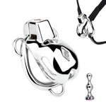 Wearing Chastity Cage Male Sex Toys With Adjustable Belt And Anal Plug Stainless Steel Cock Cage Penis Lock Sm Fetish Device For Mens (49Mm)