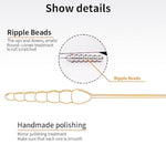 Men'S Metal Workout Horse Eye Bars -Three Sizes-Round Beads Easy Access-N9 (M)