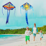 S For Kids & Adults Easy To Fly, Large Kite For Adults,Beginner Kite For Kids Ages 4-8, 8-12, Perfect For Beach Trip And Family Activities