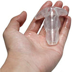 3Pcs/Sets Butt Plug Douche Enema Anal Dilator Peekers Hollow Anal Plug (Transparent)