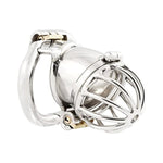 Ergonomic Design Chastity Device 2 Built-In Locks Male Chastity Belt Adult Game Sex Toy K640 (40Mm/ S Size)