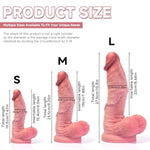 Realistic Dildo Sex Toys Silicone Dildos,Used For G-Spot And Anal Stimulation,Strong Suction Cup For Hands-Free Play,Adult Penis Sex Toys For Women Men Couples (D111S)