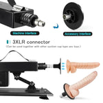 Sex Machine,Automatic Thrusting Dildo Machine With 3Xlr Connector Dildo And Suction Cup Attahcments,Adjustable Sex Toys For Women Men And Couples