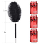 Feather Tickler Fetish Feather Teaser 14.87 Inch Long Teasing Rod Skin Stimulator Cosplay Flirting Sm Sex Toys