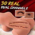 Sex Doll Torso For Men, 3 In 1 Realistic Male Masturbators Pocket Pussy With C-Cup Big Boobs Ass, Lifelike Female Sex Dolls With Textured Vagina Anal, Adult Sex Toys & Anal Sex Toy For Men Pleasure