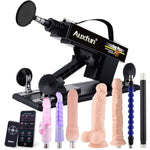 Sex Machine Love Machine Realistic Dildo Anal Toys, Sex Machine Remote Control & Suction Cup,Thrusting Fuck Machine Male Sex Toy Female Sex Toys With App&9 Attachments