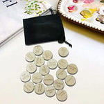 20Pcs Date Night Activity Tokens, Valentines Ideas Gifts For Couples, Funny Wooden Couples Date Night Activity Token, Romantic Funny Sex Token Gift For Him (Package 1, Round)