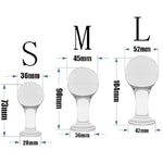 Beginners Anal Trainer Set, 3 Piece Butt Plugs, Butt Toys For Men And Women Large Transparent Globular Anal Plug For Advanced Player Prostate And Butt Stimulator Adult Sex Toys For Intense Pleasure