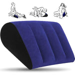 Inflatable Sex Position Pillow-Sex Pillow Ideal For Enhancing Intimacy Cushion-Lumbar Support Cushion Leg Pillow Triangle Bed Pillow Sex Toys For Women And Couples (Blue)