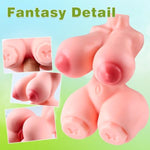 Adult Sex Doll For Men Male Masturbator, 3 In 1 Female Love Doll Torso With Butterfly Leg Stubs And Pussy Ass, Male Sex Toys For Men Masturbation