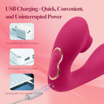 Vibrator Sex Toys Tongue Adult Toys For Women G Spot Toy Couple Play, Vibrating Sex Toy For Double Stimulation