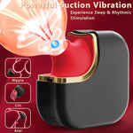 Clit Sucker Vibrator Adult Sex Toys - 2IN1 Nipple Suction Vibrators Sex Toys with 7 Suction Modes for Women Clitoral Nipple, Oral Sucking Vibrator Rose Sex Toys for Female Men Couple Games
