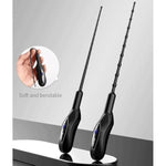 5.9" Male Vibrating Urethral Sounds Silicone Catheter Stretching Vibrator With 10 Vibration Modes Horse Eye Stimulation Stretcher Rods Penis Plug For Men Masturbation Glans Training (Beads)