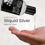 Silver Intimate Lubricant - Silicone Lube For Women/Men/Couples, Hypoallergenic Lube, Silicone Lubricant, Waterproof, Unscented, 8.5 Fl Oz (Pack Of 2)
