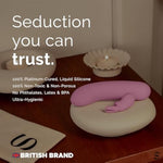 Mini Rabbit Vibrator For Dual Stimulation, G Spot Couples Intimate Personal Massager, Rechargeable & Waterproof Silicone Adult Wellness Device