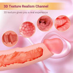 2-In-1 Pocket Pussy Dildo For Men & Women – Realistic Silicone Vagina And Penis Extender Combo Toy, Unisex Sex Toy For Solo Play Or Couple Use – Fake Pussy Masturbator & Penis Extension