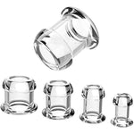 4 Pcs Soft Silicone Hollow Anal Plug Set Peep Anal Expansion Wearing Anal Plug Kit For Adult Transparent Sm Bed Game Toys(Transparentwhite)