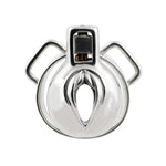 Male Short Sissy Chastity Device Base Ring Attachable Belt Stainless Steel Men'S Virginity Lock J13840 40Mm