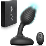 Vibrating Butt Plug Sex Novelties Vibrator Dildo Sex Toys For Women Anal Plug Clitoris G Spot Remote Control Anal Stimulator With 10 Powerful Vibration Mode Anal Vibrators For Couples (Black)