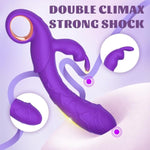 Silicone G Spot Vibrator Dildo, Lifelike Powerful Vibrating Massagers For Clitoral Vagina And Anal Stimulation 10 Vibration Modes Sex Toys For Women Or Men Adult