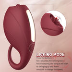 Adult Sex Toy Vibrator, Licking Vibrator, 7 Tongue Licking Modes, Tongue Sex Toy Vibrator, Womens Sex Toys, Clitoral Nipple Stimulators, G-Spot Sex Toys For Women And Couples