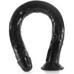 19.09 Inch Extra Super Long Dildo Anal Plug Sex Toys For Deepest Sex, Black Realistic No-Balls Huge Big Giant Dildos With Strong Suction Cup Hands-Free Play Flexible Penis Butt Plugs For Women Men Gay