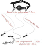 Bdsm Restraint Set Adult Sex Toys With Ball Silicone Gag, Nipple Clamps, Sm Leather Whip, Wrist And Thigh Cuffs, Ankle Shackles And Blindfold Are Included.