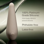 Vibe Platinum Grade Silicone Personal Massager & Shine Kit - Easy-To-Use, 3 Speed Usb Charged, Water Resistant Handheld Massager And Paraben-Free Natural Ph Balanced Lubricant (2 Count)