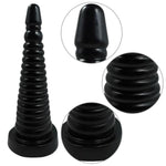 9.05 Inch Anal Plugs Anal Beads Large Butt Plug Anal Sex Trainer Big Anal Dildo Anal Sex Toys With Strong Suction Cup Soft Buttplug Anal Expander For Men Women Sex Toys Dildo (Black)
