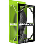 Sex Toys – Spark Silicone Plug – Small 4 Inch – Tapered Beginner Butt Plug With Stayput Design & Suction Cup Base – Ultra-Smooth Anal Plug For Men, Women & Couples – Carbon Fiber