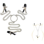 Bdsm Toys Nipple Clamps Women Sex Toys, Adjustable 2 Nipple Clips And 1 Vaginal Clip With Chain Breast Clit Stimulator, Nipple Toys Adult Sex Toys For Couples Men