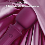Vibrator Wand Kits Couple Sex Toys Penis Vibrator Male Masturbator (Purple)