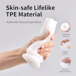 Sucking Male Masturbator Pneumatic Pro Male Sex Toys With 10 Sucking Modes Portable Manual Pocket Pussy Male Stroker With Vagina Blowjob Sex Toys For Men