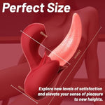Suction Vibrator, Rabbit Vibrator, Tongue Toy For Women For Clit G Spot Vibrator Stimulation, 10 Sucking & 10 Tongue Licking & Vibrating Adult Toys, Women Couple Play Sex Toys
