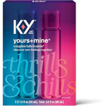 Yours + Mine Couples Lubricant, Tingling & Warming Sensation, 2 X 1.5 Fl Oz (44 Ml), Total 3.0 Fl Oz