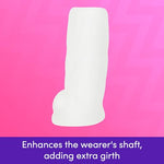 Mega Mighty Girthy Penis Sleeve Adult Sex Toy for Couples
