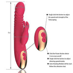 G Spot Dildo Vibrator Adult Female Sex Toys Realistic Silicone Dildos Classic Vibrators with 8 Powerful Modes Red