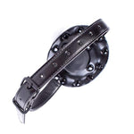 Double Dildo Mouth Gag Fetish Bondage Silicone Penis Dildos Restraint Leather Strap-On Muzzles For Blowjob, Anal, Lesbian,Bdsm (Short Penis Plug:2.3 Inch;Long Penis Plug:3.9 Inch, Round)