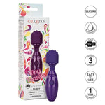 Purple Waterproof Bullet Vibrator for Couples - Removable Tip and 3 Speeds