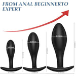 Anal Plug Anal Sex Toys,3Pcs Butt Plug,Silicone Anal Toys,Anal Training Kit,Adult Sex Toys Games Butt Plug,Easy Insertion For Beginners Advanced Users With Flared Base Prostate Sex Toys