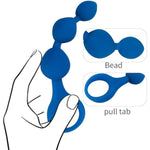 Silicone Anal Bead Butt Plug - Anal Chain Sex Toy, Different Sizes Anal Balls Prostate Massage Anal Trainer Anal Plug Men Women Couple Anal Dilator Anal Bead Dildo Anal Toy Christmas Sextoy