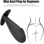 Mini Anal Plug Anal Trainer Wearable Small Butt Plug Mini Penis Realistic Dildo Insert Anal Massager Silicone Anus Stimulator Male Sex Toys For Bdsm Beginner Anal Training Plug