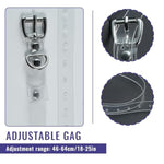 Restraints Mouth Gag Silicone Pvc Bondage Bite Pacifier Bdsm For Open Adult Sex Play Couples Toys Game Slave Cosplay (Pink)