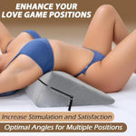 Sex Pillow Men Women Adult Sex Toys & Games Intimate Positioning Pillow In Bed, Seat, Sofa, Chair, Sexy Things Couples Sexual Wellness, Position Cushion Furniture For Bedroom Stuff, Grey